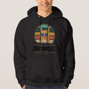 Mens best cat uncle ever uncle Feline Hoodie