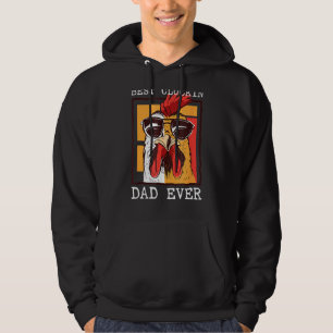 Mens Best Cluckin Dad Ever Chicken Dad Cool Roos Hoodie