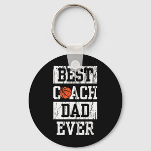 Mens Best Coach Dad Ever Shirt Men's Sketll Coachi Key Ring