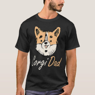 Mens Best Corgi Dad Dog Owner Dog Corgis T-Shirt