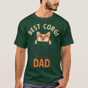 Mens Best Corgi Dad Dog Owner Dog Lover Corgis T-S T-Shirt
