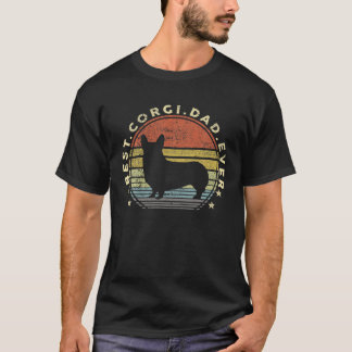 Mens Best Corgi Dad Ever Daddy Corgi Dad T-Shirt