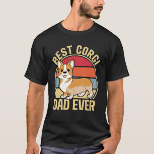 Mens Best Corgi Dad Ever  Daddy Dog  Owner 1 T-Shirt