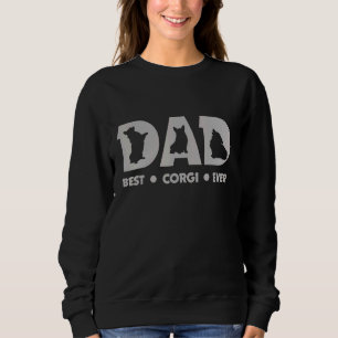 Mens Best Corgi Dad Ever Daddy Dog Owner Sweatshirt