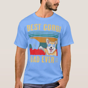 Mens Best Corgi Dad Ever Funny Corgi Dog Dad Fath T-Shirt