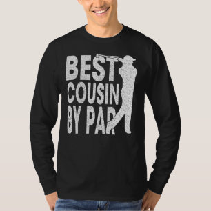 Mens Best Cousin By Par Vintage Pro Golfer  Father T-Shirt