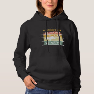 Mens Best Crocodile Alligator Dad Ever Hoodie