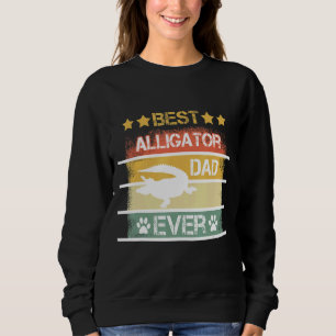 Mens Best Crocodile Alligator Dad Ever Sweatshirt