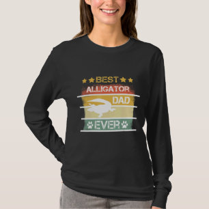 Mens Best Crocodile Alligator Dad Ever T-Shirt