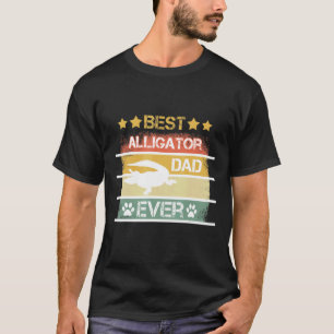 Mens Best Crocodile Alligator Dad Ever T-Shirt