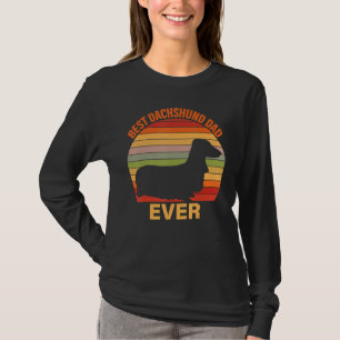 Mens Best Dachshund Dad Ever Father's Day Dachsh T-Shirt
