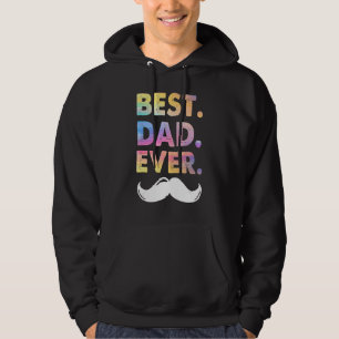 Mens Best Dad Ever Happy Father's Day Vinatge Hoodie