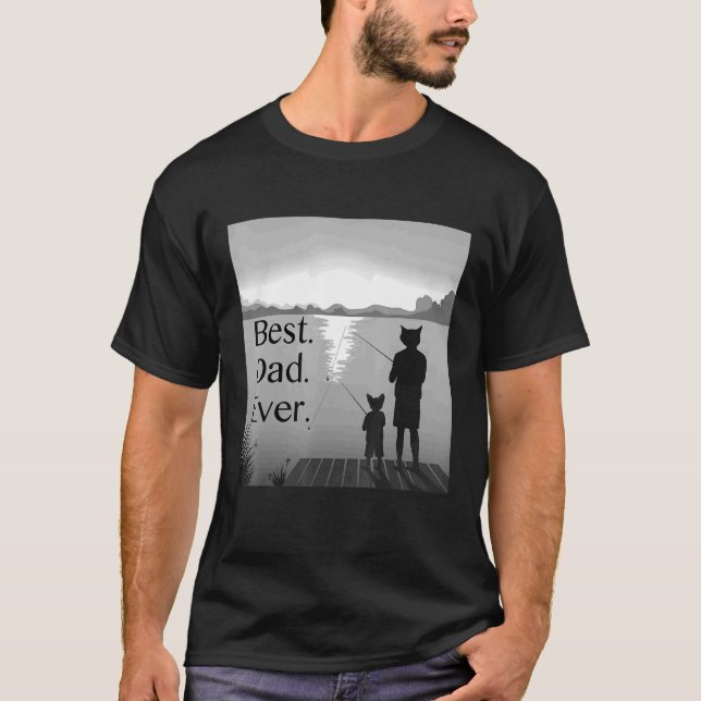 Mens Best Dad Ever T-Shirt (Front)