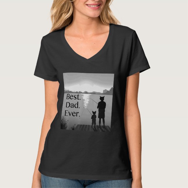 Mens Best Dad Ever T-Shirt (Front)