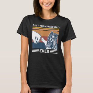 Mens Best Dad Ever Yorkie Dad  For Father's Day T-Shirt