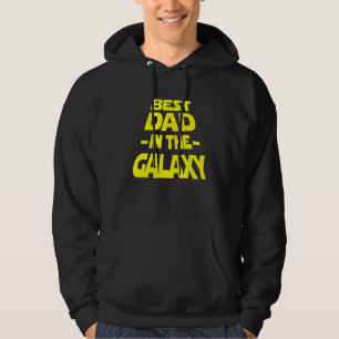 Mens Best Dad In The Galaxy - Science Fiction Geek Hoodie