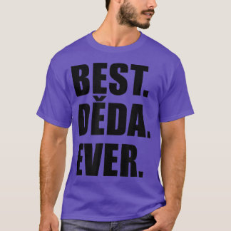 Mens Best Deda Ever Czech Grandpa  T-Shirt