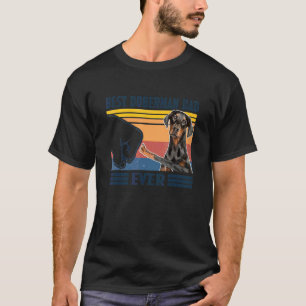Mens Best Doberman Dad Ever  Dog  Father's Day  1 T-Shirt