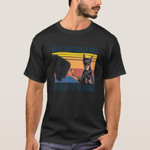 Mens Best Doberman Dad Ever Dog Father's Day T-Shirt