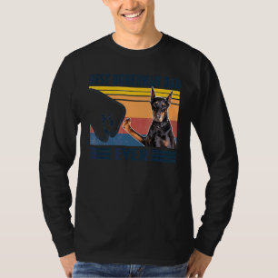 Mens Best Doberman Dad Ever  Dog  Father's Day T-Shirt