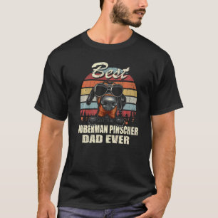 Mens Best Doberman Pinscher Dad Ever Father's Day T-Shirt