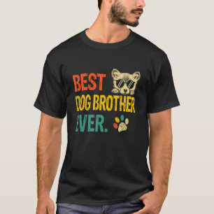 Mens Best Dog Brother Ever Christmas Dog Dad Dog T-Shirt