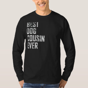 Mens Best Dog Cousin Ever Vintage Father Day T-Shirt