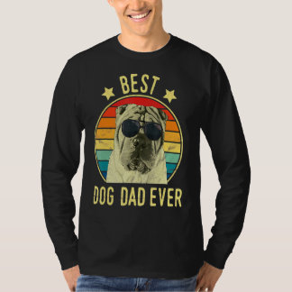 Mens Best Dog Dad Ever Chinese Shar Pei Father's D T-Shirt