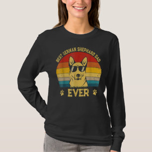 Mens Best Dog Dad Ever German Shepherd Daddy Fath T-Shirt