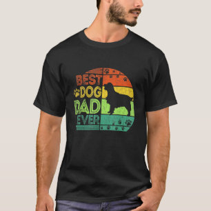 Mens Best Dog Dad Ever Golden Retriever Dog Father T-Shirt