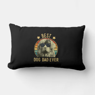 Mens Best Dog Dad Ever Newfoundland Fars Day Lumbar Cushion