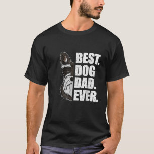 Mens Best Dog Dad Ever Schnauzer Dad Father s Day T-Shirt