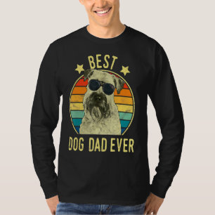 Mens Best Dog Dad Ever Soft Coated Wheaten Terrier T-Shirt