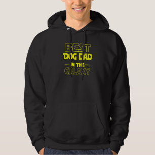Mens Best Dog Dad In The Galaxy Hoodie