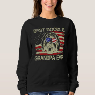 Mens  Best Doodle Grandpa Ever Dad Ever Father's D Sweatshirt