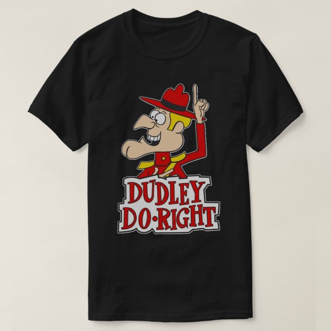 Mens Best Dudley Do Right Gifts For Movie Fans T-Shirt (Design Front)