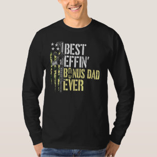 Mens Best Effin Bonus Dad Ever Gun Rights Camoufla T-Shirt
