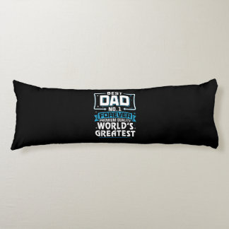 Men's Best Father Dad World's Greatest No.1 Body Cushion