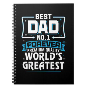 Men's Best Father Dad World's Greatest No.1 Notebook