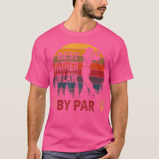 Mens Best Father In Law By Par Funny Golf  Father' T-Shirt