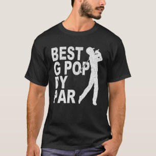 Mens Best G Pop By Par Disc Golf For Men Fathers T-Shirt