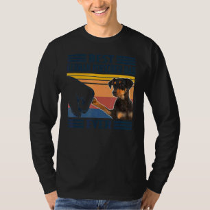 Mens Best German Pinscher Dad Ever Dog Father's T-Shirt