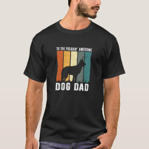 Mens Best German Shepherd Dad Ever apparel Dog Da T-Shirt