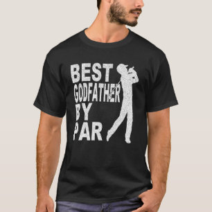 Mens Best Godfather By Par  Disc Golf  For Men Fat T-Shirt