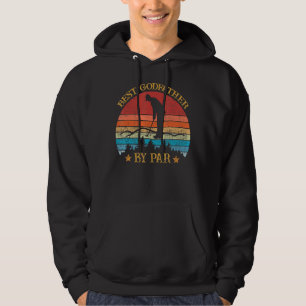 Mens Best Godfather By Par Father's Day Golf Golfi Hoodie