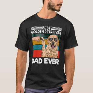 Mens Best Golden Retriever Dad Ever Bester Dog Dad T-Shirt