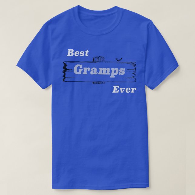 Mens Best Gramps Ever  for Grandfathers Fathers Da T-Shirt (Design Front)