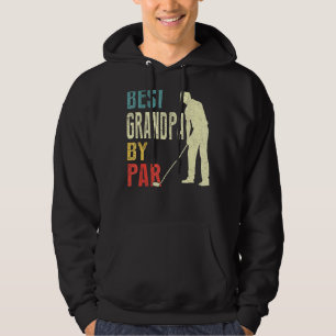 Mens Best Grandpa By Par Golf Father's Day Dadd Hoodie