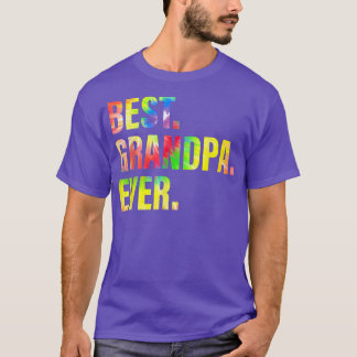 Mens Best Grandpa Ever Funny Fathers Day 2022 New  T-Shirt