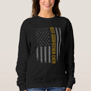 Mens Best Grandpop Ever American Flag For Father Sweatshirt